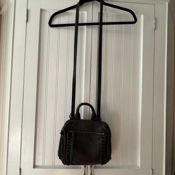 The Sak Loyola Mini Convertible Genuine Leather Backpack Purse, Black, $30 - Picture 7 of 9